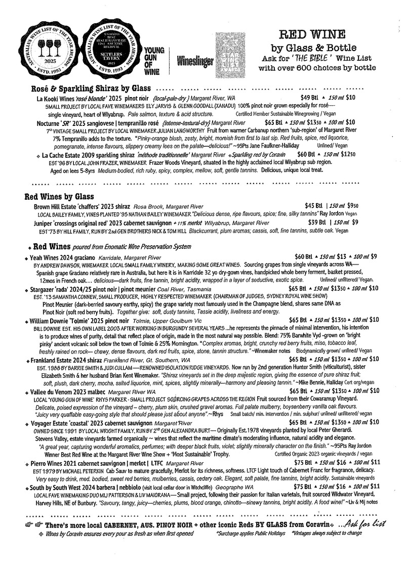 Red-wine-list, page 1